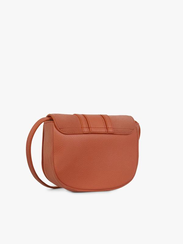 Mini Bolsos Mujer Chloé Hana Rojas Oscuro Grained & Suede NOQW64287